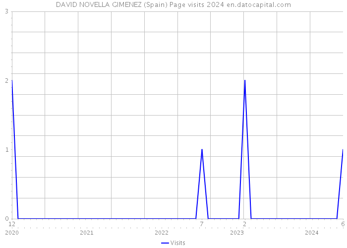 DAVID NOVELLA GIMENEZ (Spain) Page visits 2024 