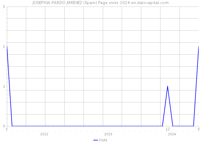 JOSEFINA PARDO JIMENEZ (Spain) Page visits 2024 
