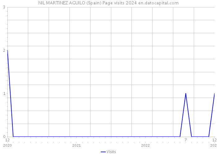 NIL MARTINEZ AGUILO (Spain) Page visits 2024 