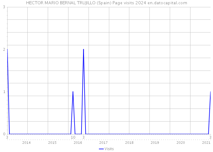 HECTOR MARIO BERNAL TRUJILLO (Spain) Page visits 2024 