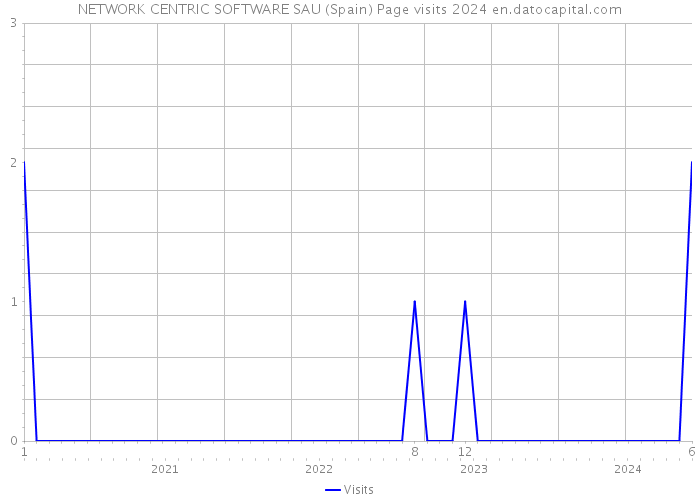 NETWORK CENTRIC SOFTWARE SAU (Spain) Page visits 2024 