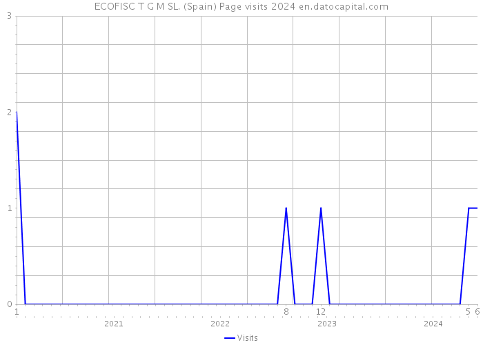 ECOFISC T G M SL. (Spain) Page visits 2024 