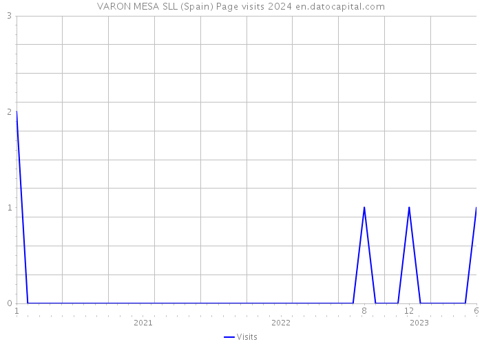 VARON MESA SLL (Spain) Page visits 2024 