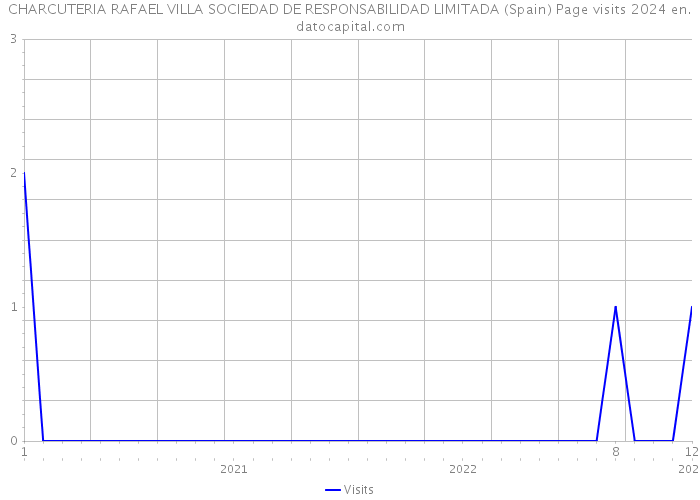 CHARCUTERIA RAFAEL VILLA SOCIEDAD DE RESPONSABILIDAD LIMITADA (Spain) Page visits 2024 