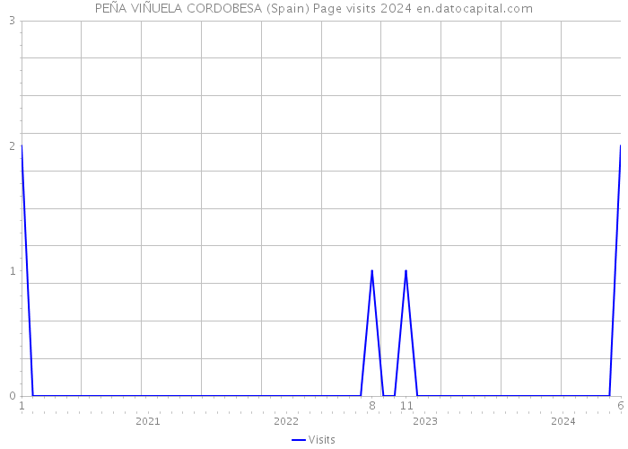 PEÑA VIÑUELA CORDOBESA (Spain) Page visits 2024 