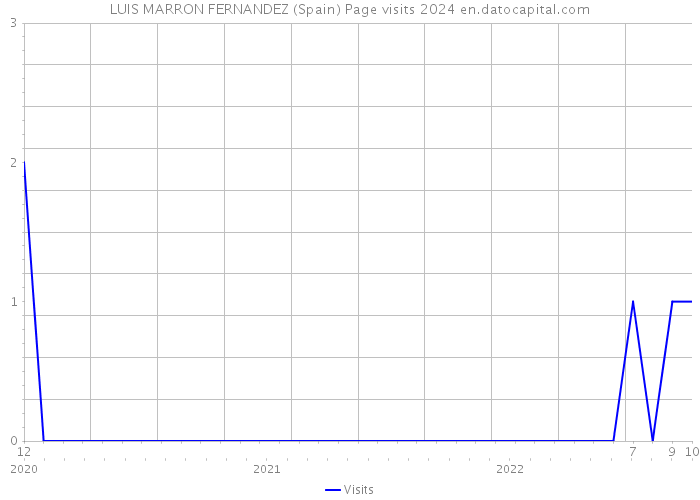LUIS MARRON FERNANDEZ (Spain) Page visits 2024 