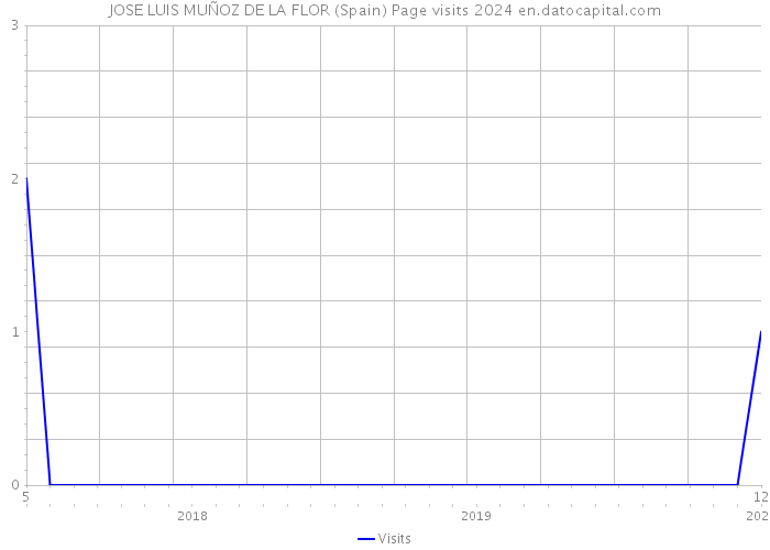 JOSE LUIS MUÑOZ DE LA FLOR (Spain) Page visits 2024 