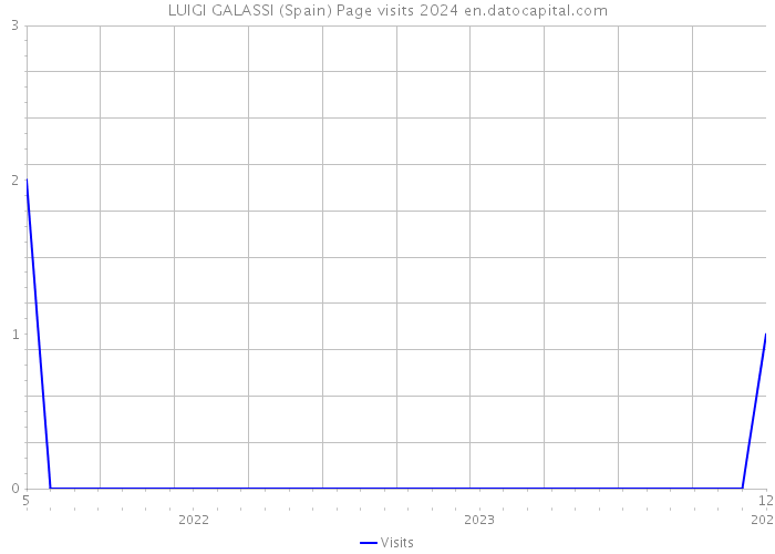 LUIGI GALASSI (Spain) Page visits 2024 
