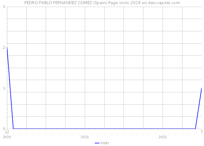 PEDRO PABLO FERNANDEZ GOMEZ (Spain) Page visits 2024 