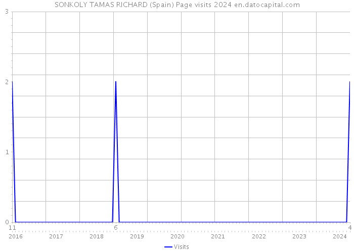 SONKOLY TAMAS RICHARD (Spain) Page visits 2024 