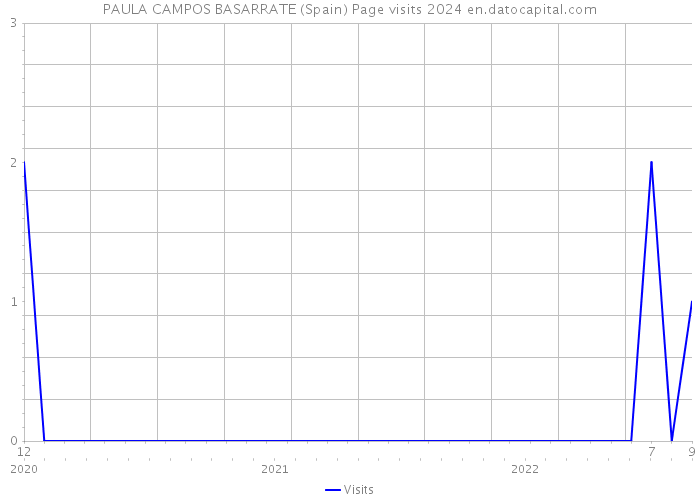 PAULA CAMPOS BASARRATE (Spain) Page visits 2024 