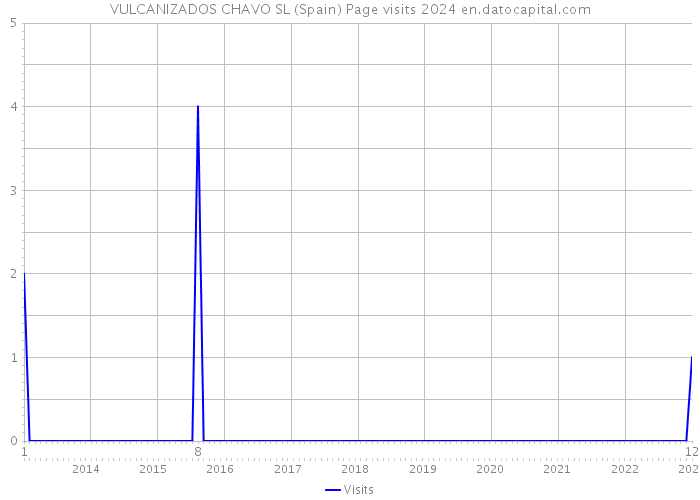 VULCANIZADOS CHAVO SL (Spain) Page visits 2024 