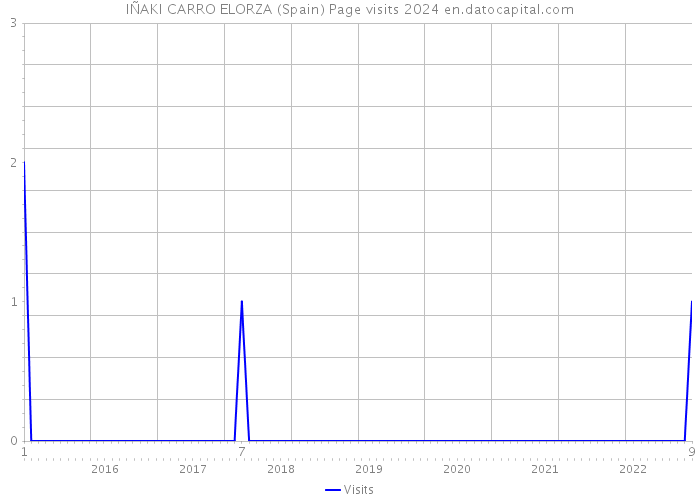 IÑAKI CARRO ELORZA (Spain) Page visits 2024 