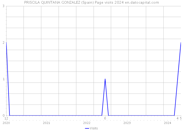 PRISCILA QUINTANA GONZALEZ (Spain) Page visits 2024 