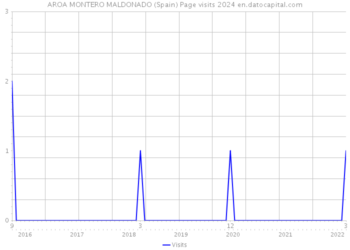 AROA MONTERO MALDONADO (Spain) Page visits 2024 