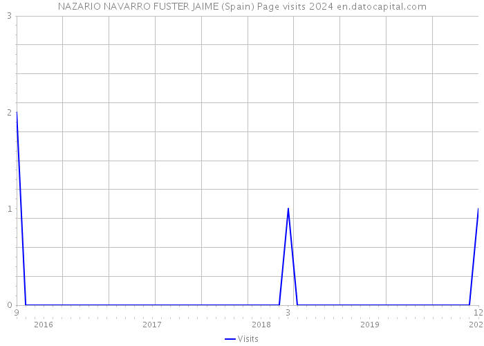 NAZARIO NAVARRO FUSTER JAIME (Spain) Page visits 2024 