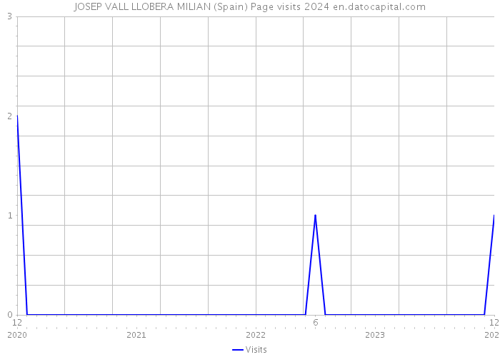 JOSEP VALL LLOBERA MILIAN (Spain) Page visits 2024 