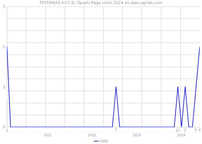 PINTAMAS AGV SL (Spain) Page visits 2024 