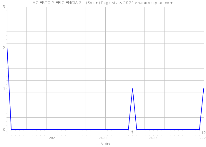 ACIERTO Y EFICIENCIA S.L (Spain) Page visits 2024 