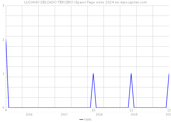 LUCIANO DELGADO TERCERO (Spain) Page visits 2024 