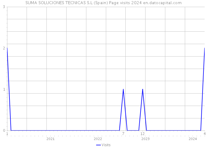 SUMA SOLUCIONES TECNICAS S.L (Spain) Page visits 2024 