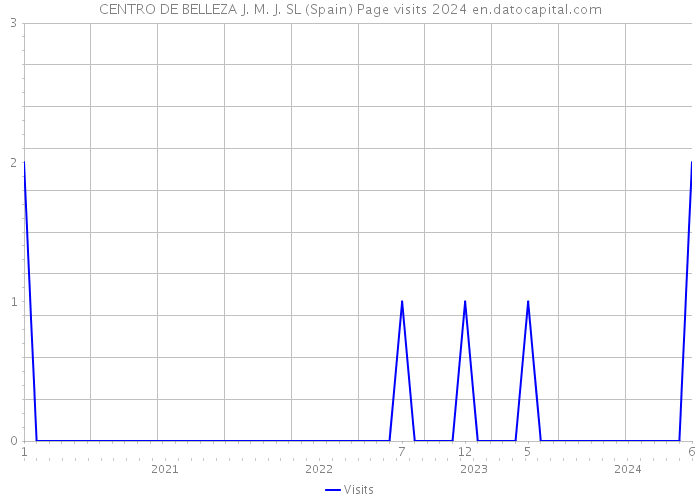 CENTRO DE BELLEZA J. M. J. SL (Spain) Page visits 2024 