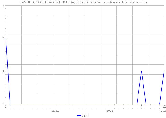 CASTILLA NORTE SA (EXTINGUIDA) (Spain) Page visits 2024 
