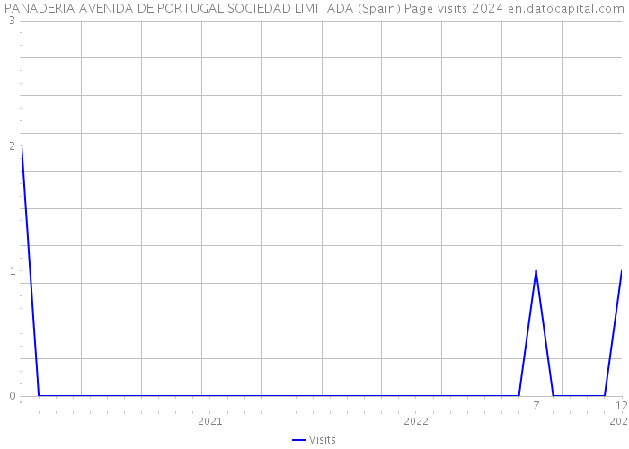 PANADERIA AVENIDA DE PORTUGAL SOCIEDAD LIMITADA (Spain) Page visits 2024 