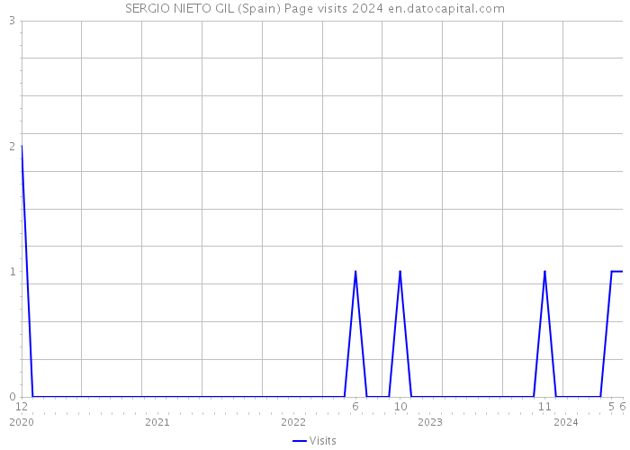 SERGIO NIETO GIL (Spain) Page visits 2024 