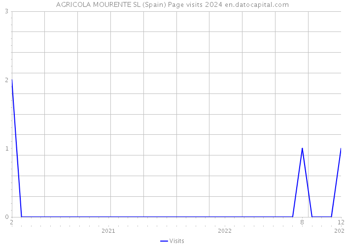 AGRICOLA MOURENTE SL (Spain) Page visits 2024 