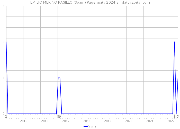 EMILIO MERINO RASILLO (Spain) Page visits 2024 
