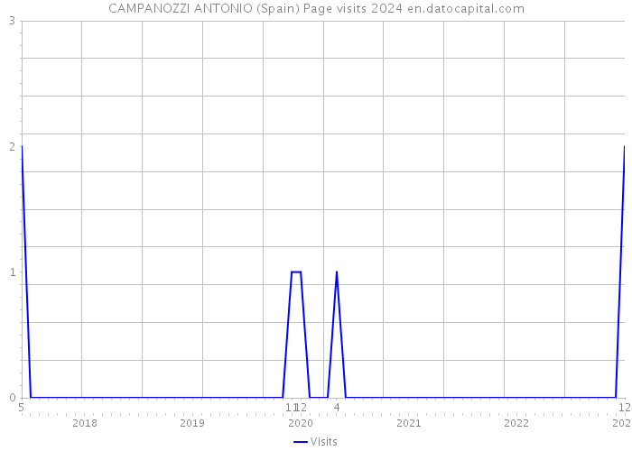 CAMPANOZZI ANTONIO (Spain) Page visits 2024 