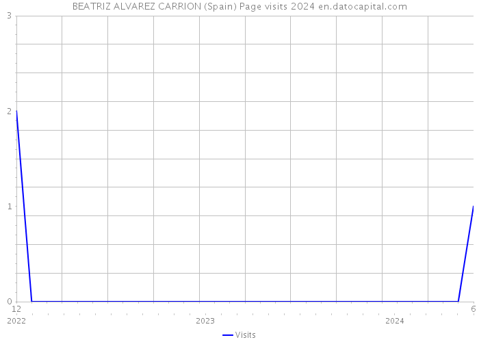 BEATRIZ ALVAREZ CARRION (Spain) Page visits 2024 