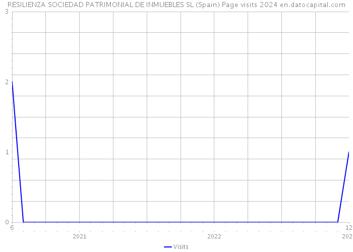 RESILIENZA SOCIEDAD PATRIMONIAL DE INMUEBLES SL (Spain) Page visits 2024 