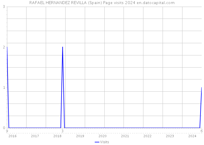 RAFAEL HERNANDEZ REVILLA (Spain) Page visits 2024 