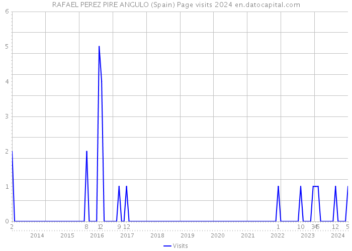 RAFAEL PEREZ PIRE ANGULO (Spain) Page visits 2024 