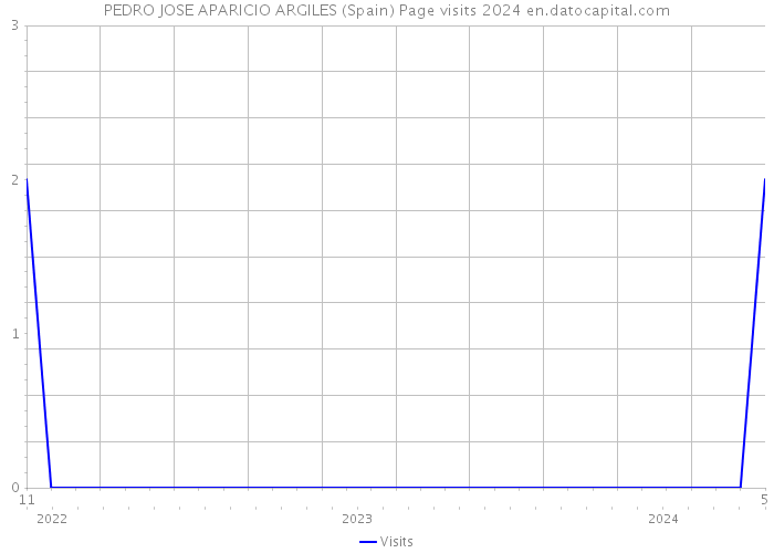 PEDRO JOSE APARICIO ARGILES (Spain) Page visits 2024 