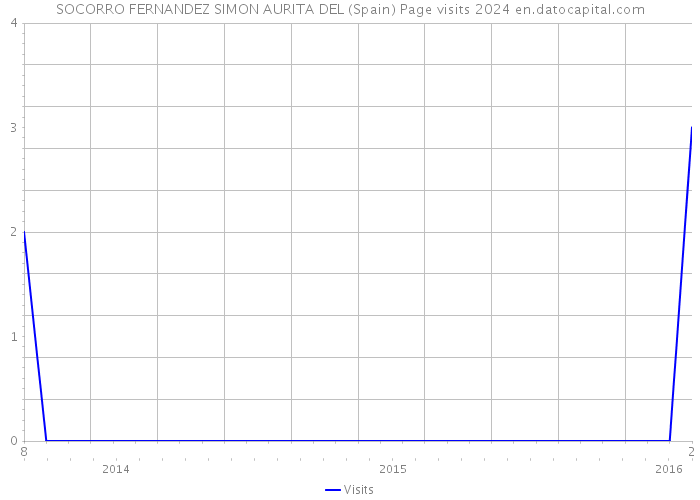 SOCORRO FERNANDEZ SIMON AURITA DEL (Spain) Page visits 2024 