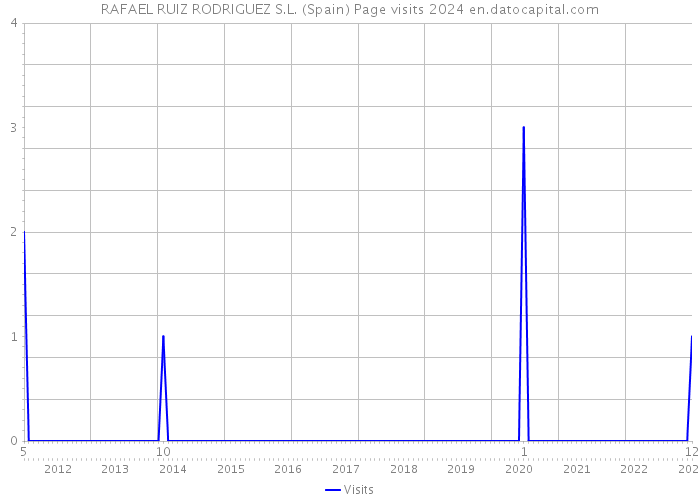 RAFAEL RUIZ RODRIGUEZ S.L. (Spain) Page visits 2024 