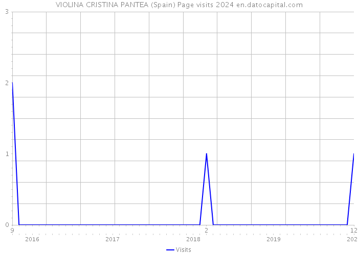 VIOLINA CRISTINA PANTEA (Spain) Page visits 2024 