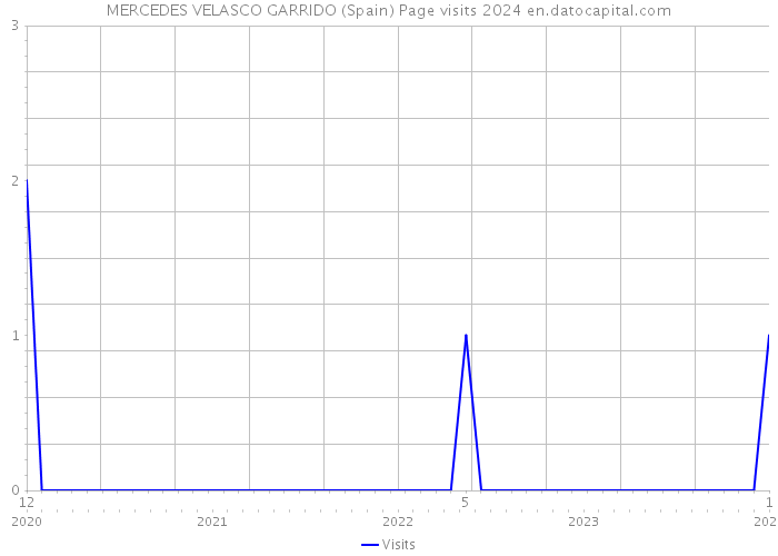 MERCEDES VELASCO GARRIDO (Spain) Page visits 2024 