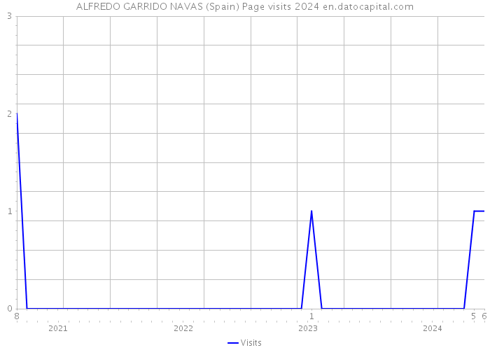 ALFREDO GARRIDO NAVAS (Spain) Page visits 2024 
