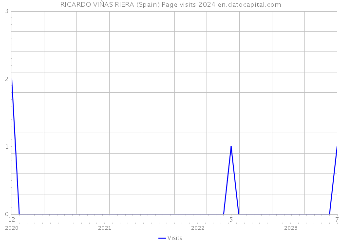 RICARDO VIÑAS RIERA (Spain) Page visits 2024 