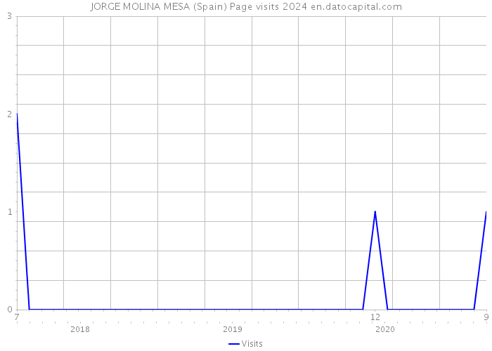 JORGE MOLINA MESA (Spain) Page visits 2024 