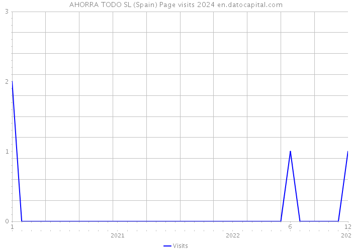 AHORRA TODO SL (Spain) Page visits 2024 