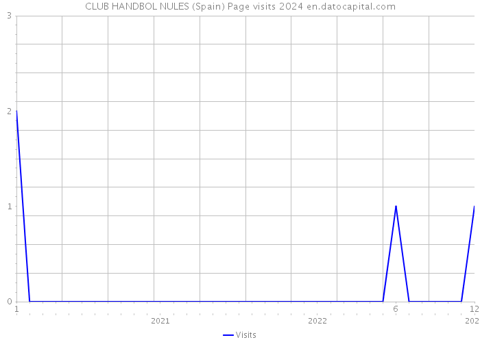 CLUB HANDBOL NULES (Spain) Page visits 2024 