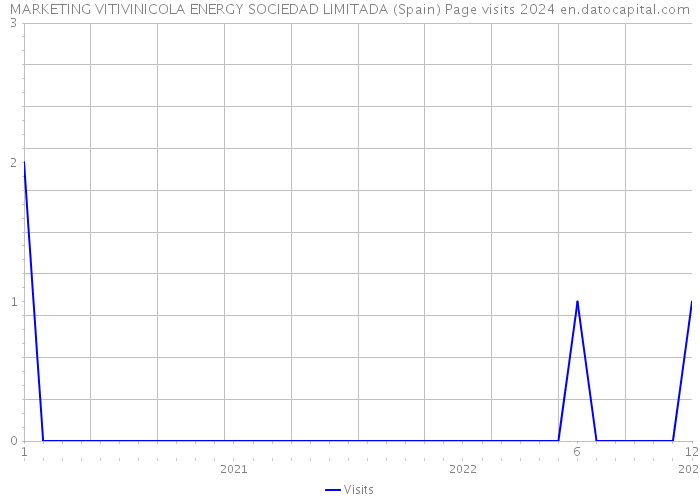 MARKETING VITIVINICOLA ENERGY SOCIEDAD LIMITADA (Spain) Page visits 2024 