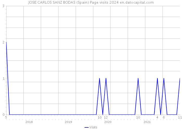 JOSE CARLOS SANZ BODAS (Spain) Page visits 2024 