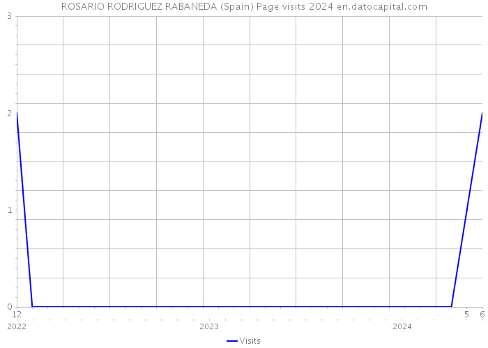 ROSARIO RODRIGUEZ RABANEDA (Spain) Page visits 2024 