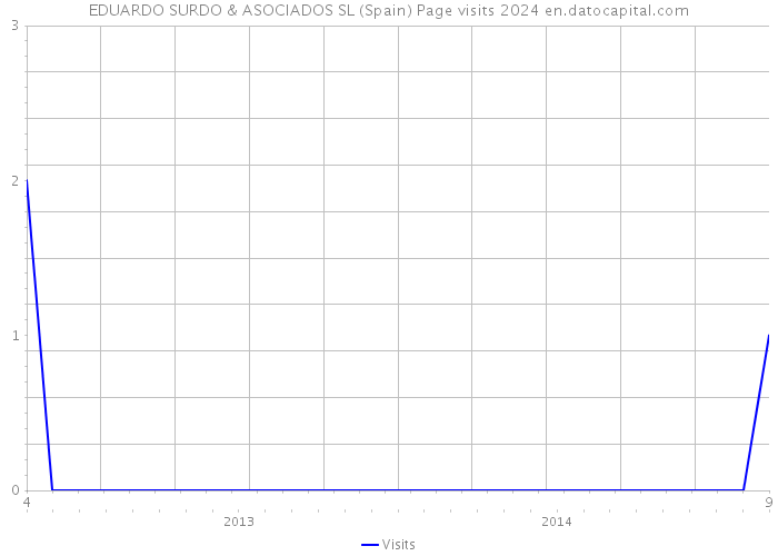 EDUARDO SURDO & ASOCIADOS SL (Spain) Page visits 2024 